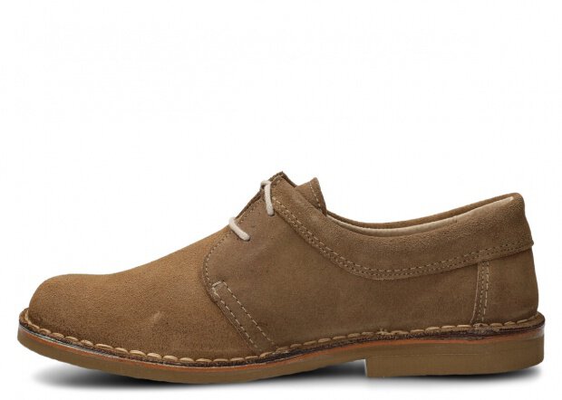 ČLENKOVÉ PÁNSKE MODEL 077 BÉŽOVÁ VELÚROVÉ - ROZMER 44