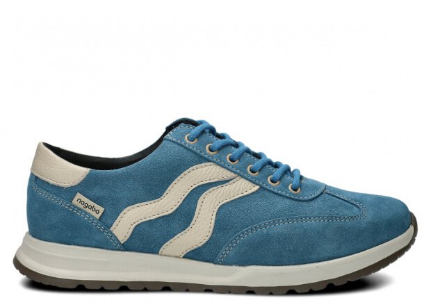 Pánske obuv NAGABA 459 jeans velúrové koža