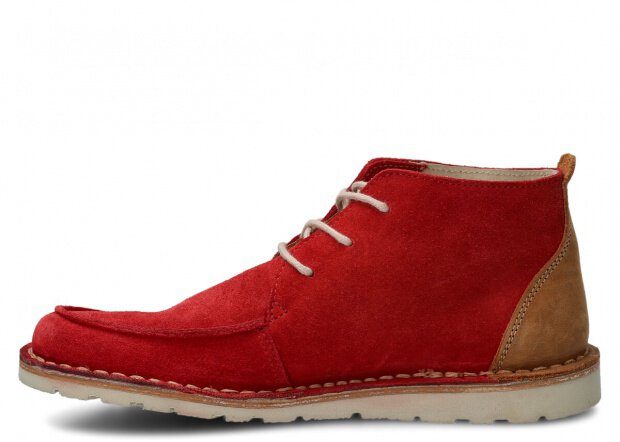 ČLENKOVÉ PRE MLÁDEŽ MODEL 086 ČERVENÁ VELÚROVÉ - ROZMER 39