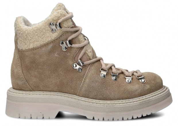 ČLENKOVÉ DÁMSKE MODEL 2810 BÉŽOVÁ VELOURS WAX- ROZMER 38