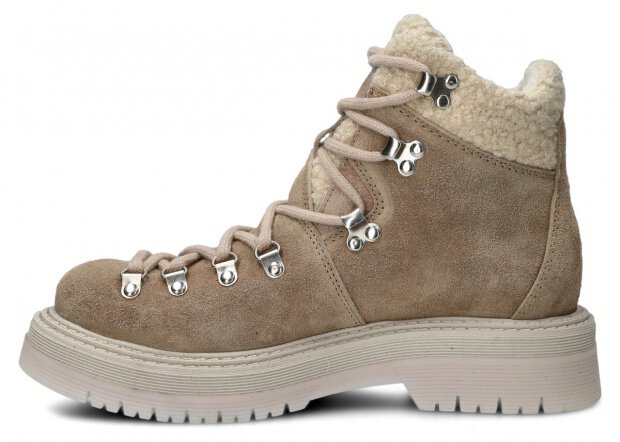 ČLENKOVÉ DÁMSKE MODEL 2810 BÉŽOVÁ VELOURS WAX- ROZMER 38