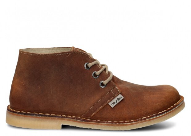 ČLENKOVÉ PRE MLÁDEŽ MODEL 082 HNEDÁ CRAZY - ROZMER 40