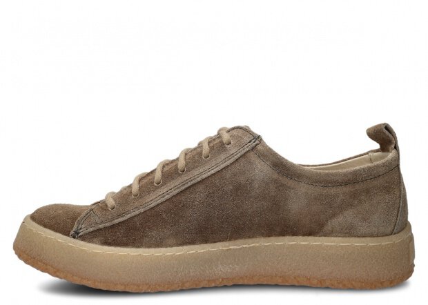 TOPÁNKY PRE MLÁDEŽ MODEL 607 OLIVOVÁ VELÚROVÉ WAX - ROZMER 38