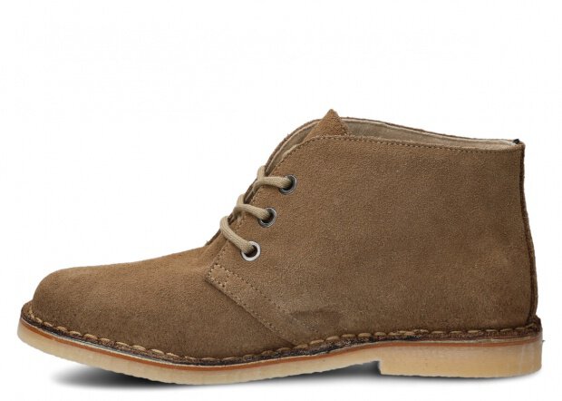 ČLENKOVÉ PRE MLÁDEŽ MODEL 082 BÉŽOVÁ VELÚROVÉ - ROZMER 41
