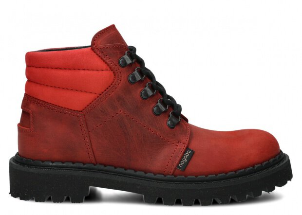 ČLENKOVÉ PRE MLÁDEŽ MODEL 1121 ČERVENÁ CRAZY - ROZMER 38