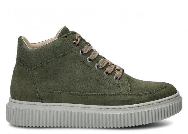 PÁNSKE TOPÁNKY NAGABA 6101 KHAKI VELÚROVÉ - ROZMER 38