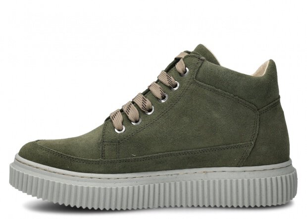 PÁNSKE TOPÁNKY NAGABA 6101 KHAKI VELÚROVÉ - ROZMER 38