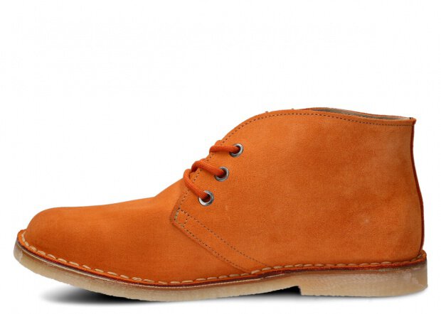 ČLENKOVÉ PRE MLÁDEŽ MODEL 082 ORANŽOVÁ VELÚROVÉ - ROZMER 44