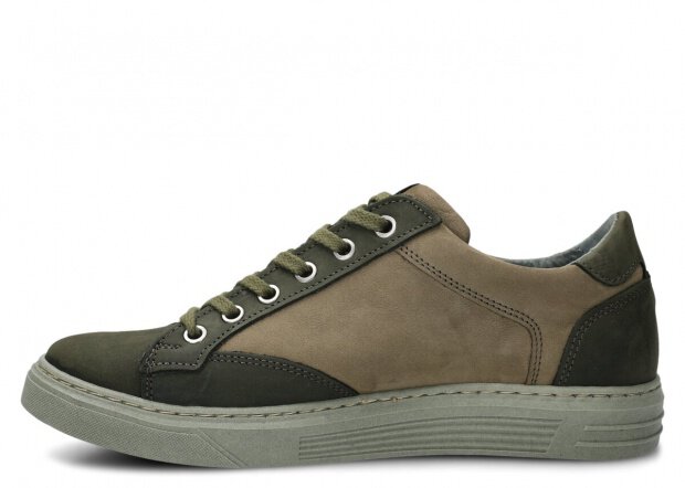 Pánske obuv NAGABA 4341 khaki crazy koža