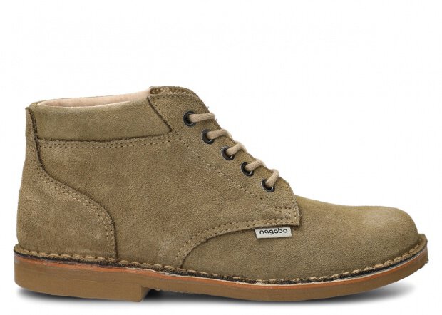 ČLENKOVÉ PÁNSKE MODEL 076 OLIVOVÁ VELÚROVÉ - ROZMER 42