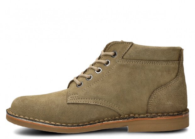 ČLENKOVÉ PÁNSKE MODEL 076 OLIVOVÁ VELÚROVÉ - ROZMER 42