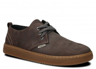 Široké pánske obuv NAGABA 477 grafitová crazy koža