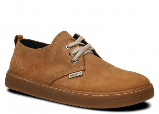 Široké pánske obuv NAGABA 477 hnedá crazy koža