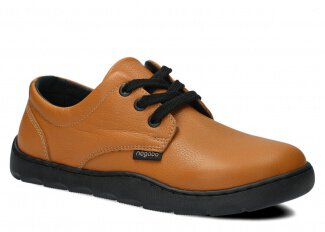 Široké dámske poltopánky NAGABA 630 ryšavý oblak koža