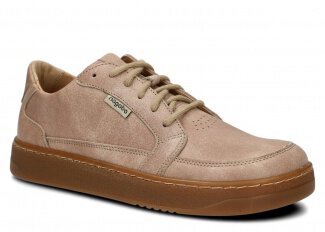 Široké dámske poltopánky NAGABA 625 béžová oblak koža