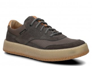 Dámske poltopánky NAGABA 627 grafitová velúrové koža