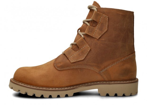 Pánske traper topánky NAGABA 488/1 hnedá crazy koža