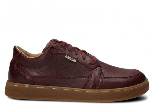 Široké pánske obuv NAGABA 480 bordová rustic koža