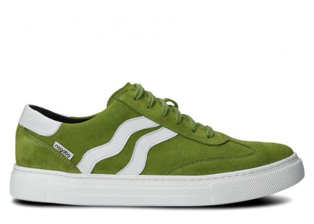 Pánske obuv NAGABA 461 pistáciová velúrové koža