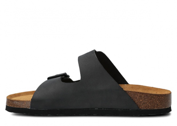 Profilované šľapky -NAGABA 017 grafitová nubuk 