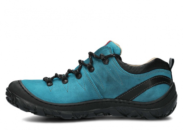 Trekové obuv NAGABA 241 tyrkysová crazy koža