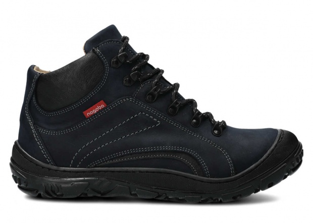 Trekové topánky NAGABA 258 modrá crazy koža