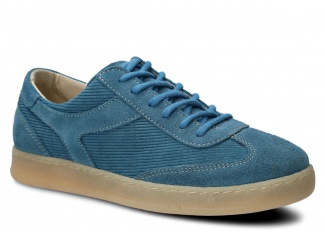 Dámske poltopánky NAGABA 130 jeans velúrové koža