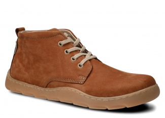 Široké dámske topánky NAGABA 631 hnedá samuel koža