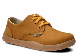 Široké dámske poltopánky NAGABA 630 žltá samuel koža