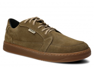 Široké pánske obuv NAGABA 480 olivová velúrové koža