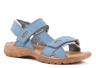 Dámske sandále NAGABA 168 svetlá modrá rustic koža